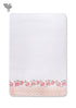 Handloom Cotton Bath Towel With Block Print Border