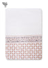 Handloom Cotton Bath Towel With Block Print Border