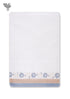 Handloom Cotton Bath Towel With Block Print Border