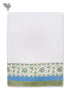 Handloom Cotton Hand Towel With Block Print Border