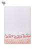 Handloom Cotton Hand Towel With Block Print Border