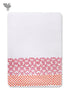 Handloom Cotton Hand Towel With Block Print Border