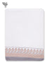 Handloom Cotton Hand Towel With Block Print Border