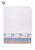 Handloom Cotton Hand Towel With Block Print Border
