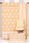 20s Cotton Bed Cover in Block Print