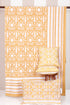 20s Cotton Bed Cover in Block Print