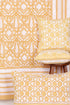 20s Cotton Bed Cover in Block Print