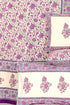 20s Cotton KING SIZE Bed Cover in Floral Block Print