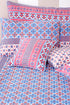 20s Cotton Cushion Cover in Geometric Block Print