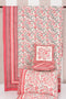 20s Cotton Bed Cover in Floral Block Print