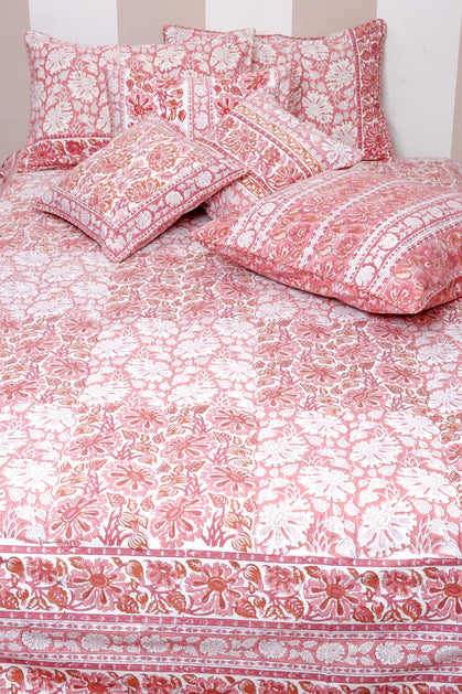 Mulmul Cotton Quilt in Block Print