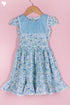 Cotton Top & Shorts Set In Floral Block Print
