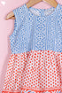 Cotton Frock & Shorts Set In Block Print