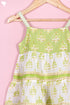 Cotton Frock & Shorts Set In Block Print