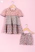 Crepe Cotton Top & Shorts Set In Floral Block Print