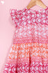 Cotton Frock & Shorts Set In Block Print