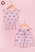 Cambric Cotton Girls Top & Short Set