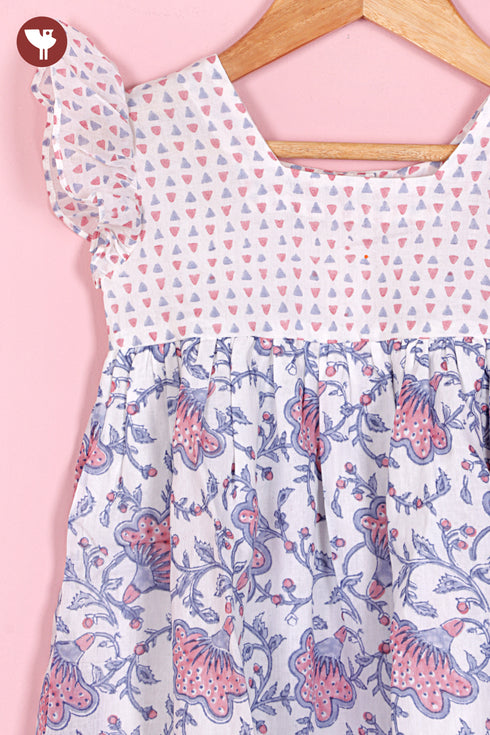 Cambric Cotton Girls Top & Short Set