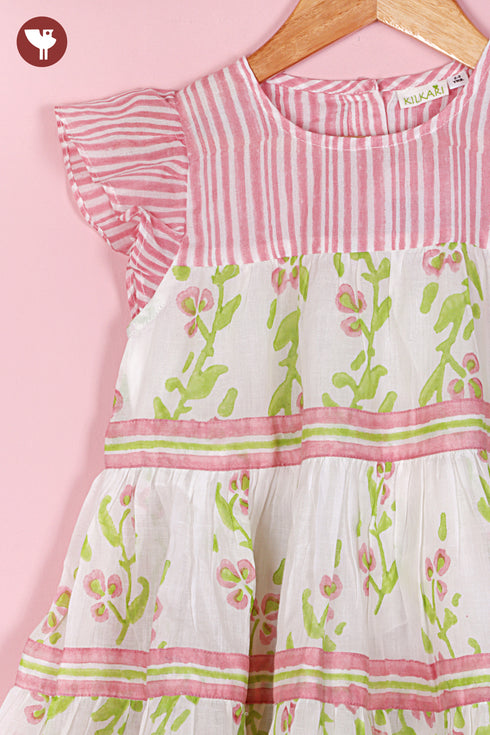 Mul Mul Cotton Girls Top & Short Set