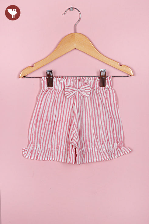 Mul Mul Cotton Girls Top & Short Set