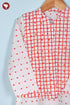 100% Cambric Cotton White Boys Kurta Pyjama Set with Vest in Block Print