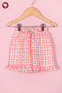 100% Cambric Cotton White Co-Ord Set in Block Print