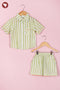 Cambric Cotton Boys Top and Short Set