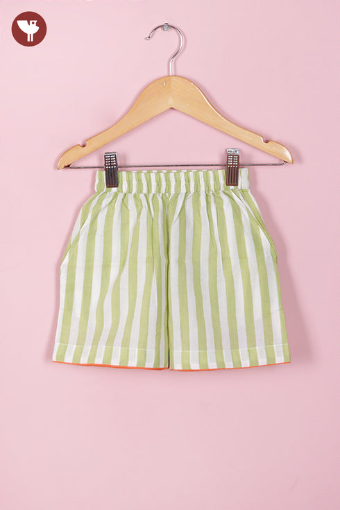 Cambric Cotton Boys Top and Short Set
