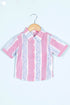 Cambric Cotton Boys Shirt In Block Print