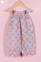 Cambric Cotton Girls Pant In Block Print