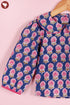 Cambric Cotton Navy Blue Girls Top