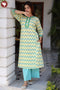 Cambric Cotton Kurta And Pant Set In Floral Print