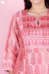 Chanderi Silk Kurta Dupatta And Pant Set With Block Print