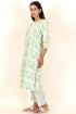 Bizzy Lizzy Kurta And Pant Set With Kota Dupatta In Block Print