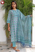 Bizzy Lizzy Kurta Pant Set With Kota Dupatta In Block Print