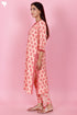 Bizzy Lizzy Kurta Pant Set With Kota Dupatta In Block Print