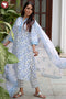 Bizzy Lizzy Kurta Pant Set With Kota Dupatta In Block Print