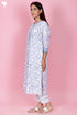 Bizzy Lizzy Kurta And Pant Set With Kota Dupatta In Block Print