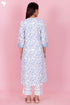 Bizzy Lizzy Kurta Pant Set With Kota Dupatta In Block Print