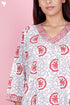 Bizzy Lizzy Kurta Pant Set With Kota Dupatta In Block Print
