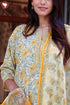 Bizzy Lizzy Kurta Pant Set With Kota Dupatta In Block Print