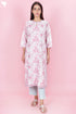 Bizzy Lizzy Kurta Pant Set With Kota Dupatta In Block Print