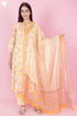 Bizzy Lizzy Kurta Pant Set With Kota Dupatta In Block Print