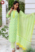 Bizzy Lizzy Kurta Pant Set With Kota Dupatta In Block Print