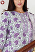Cambric Cotton Kurta Pant With Kota Dupatta Set In Block Print