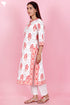 Cotton Kurta Pant Set With Kota Dupatta In Block Print