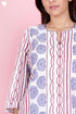 Cotton Kurta Pant Set With Kota Dupatta In Block Print