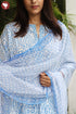 Cambric Cotton Kurta Pant Set With Kota Dupatta In Block Print