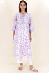 Cotton Kurta And Pant Set In Block Print