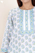 Cotton Kurta And Pant Set In Block Print